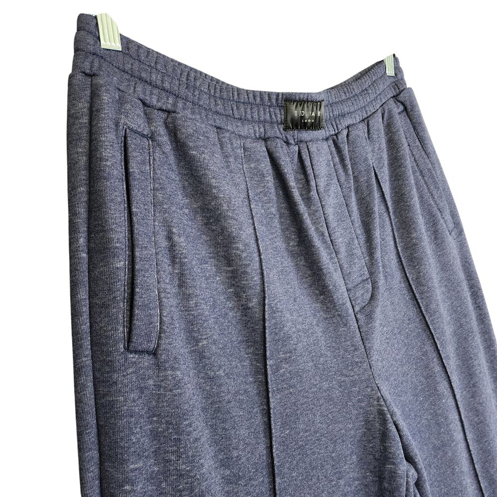 Ted Baker Mens Luxe Fused Fleece Lounge Jogger Pants Size XL Navy Heather Cozy - Picture 4 of 12